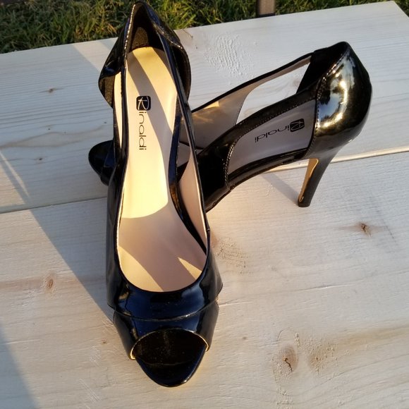 Shiny Black Heels - Picture 5 of 5